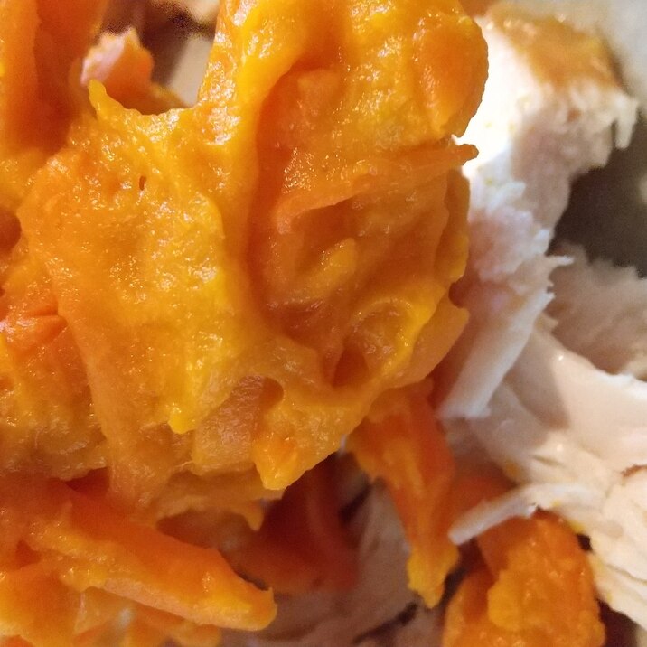 にんじんとかぼちゃのサラダ